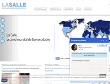 Tablet Screenshot of lasalleigsmadrid.es